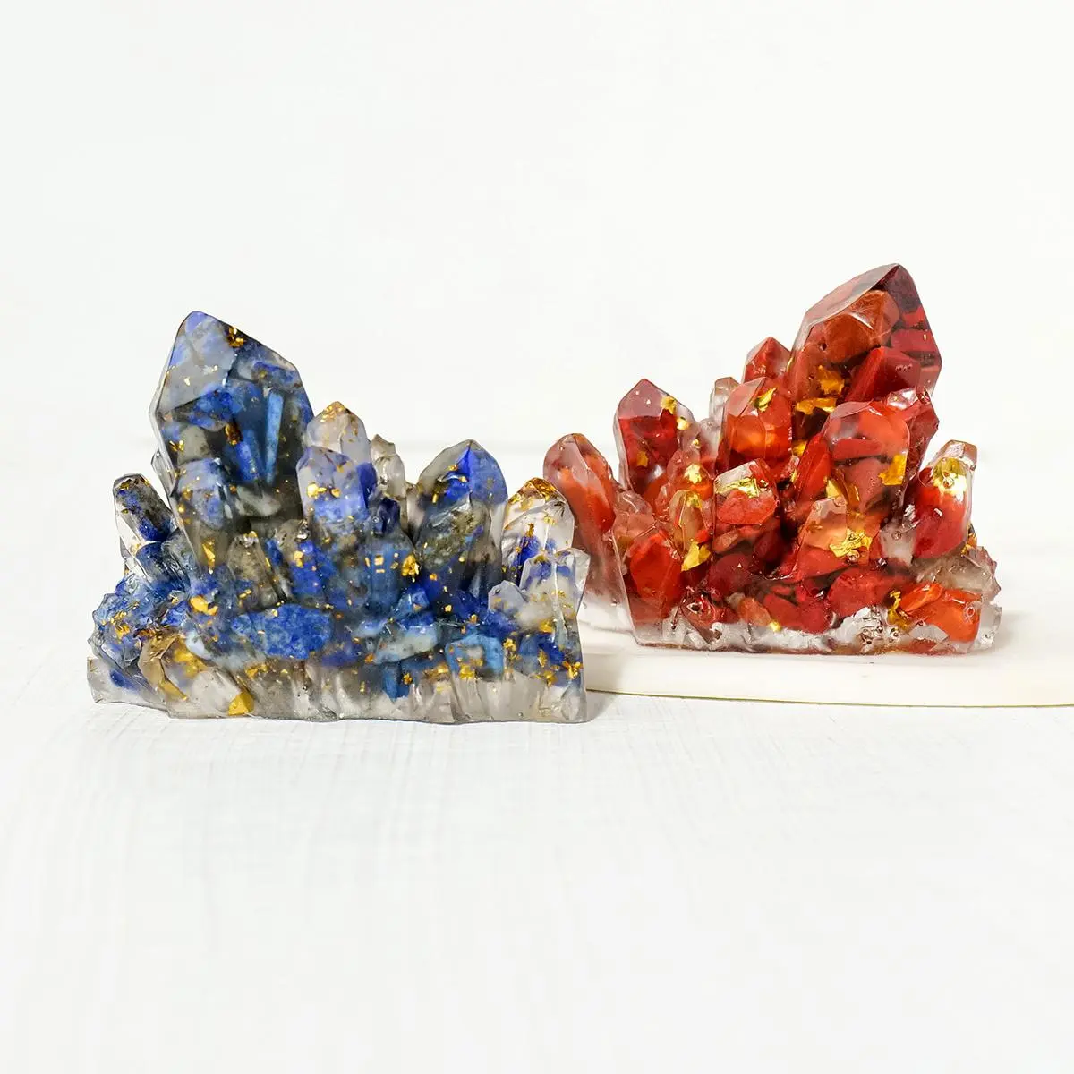 Natural Healing Crystal Stone Cluster, 1 Count Reiki Amulet, Fengshui Sculpture, Home Office Decorative Reiki Figurine, Home Decor, Unique Crystal Design