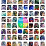 20-Pack Random KJFISTMU Mixed Set Men's Boxer Briefs Geometric, Street, Sports, Anime Soft Comfort Mid-Rise Breathable Say goodbye to pattern selection headaches.