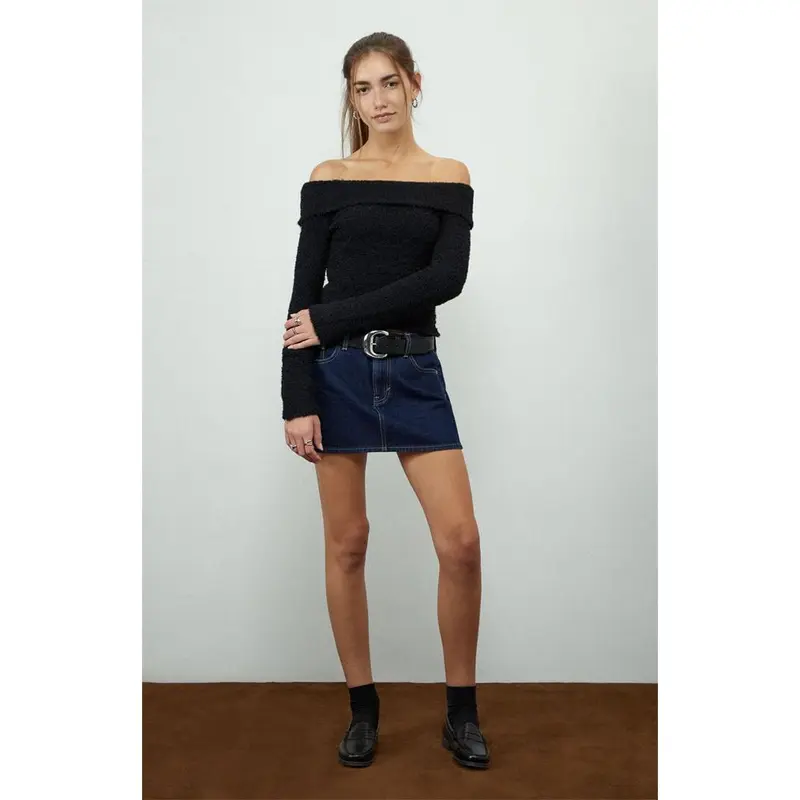 Beverly and Beck Women's Cadence Off-The-Shoulder Sweater