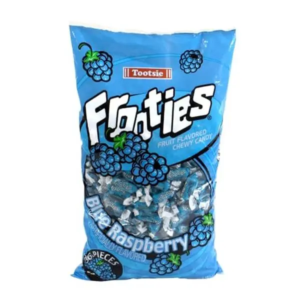 Tootsie Roll Blue Frooties - 2 Pound Bag of Individually Wrapped Chewy Candy - Blue Raspberry, 38.8 Ounce