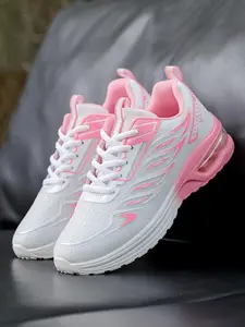 Women's Wide Arch Support Air Cushion Running Shoes, Lightweight Breathable Sporty Casual Sneakers for Tennis and Walking