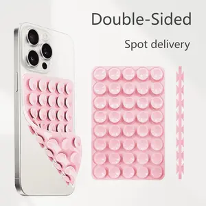 Silicone Suction Cup Phone Holder, Waterproof Sticky Base, Universal Finger Grip for Selfie & Video, Vacuum Phone Holder