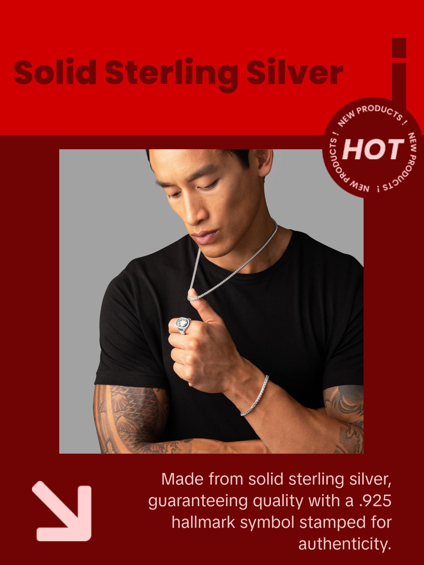 3mm Silver Franco Chain