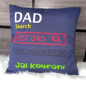 Throw Pillow covers for Dad - Design & Text Ideal Gift for Any Occasion