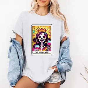 The Drunk Wife Tarot card shirt