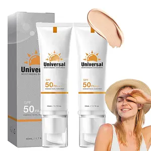 Moisturizing Sunscreen, Moisturizing, Concealing Defects Sunscreen, Quickly Absorbed, Waterproof, Sweat-Proof, Suitable For Sensitive Skin