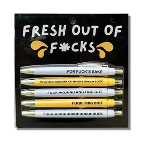 Fresh Out of Fucks Pen Gift Set