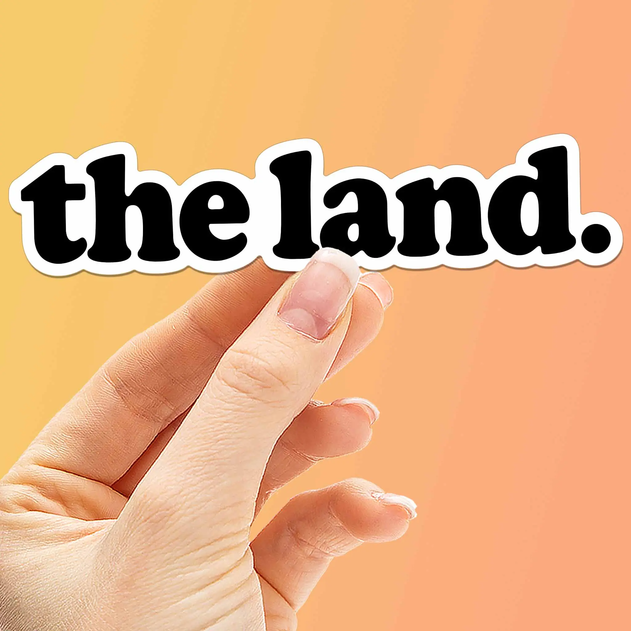 The Land Cleveland Ohio Sticker - Cute Midwest Decals