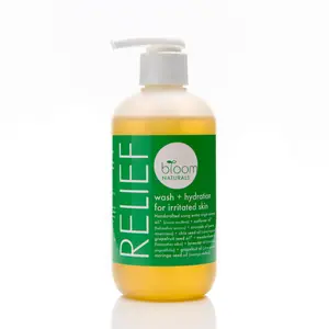 Relief Oil Wash– Face & Body Cleanser & Moisturizer for Dry Sensitive Skin,Comfort Moisturizing, Nourishing & Hydrating | AntiBacterial Cleansing Body Wash Soap for Acne Control  | Summer Acne-Prone Clearing Product,Natural Skincare Eczema Moisture