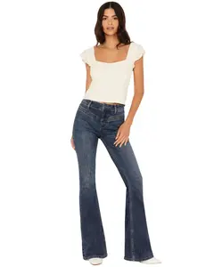Idyllwind Women's Carvell Medium Wash Gypsy High Rise Stretch Flare Jeans - Iwfa23j53