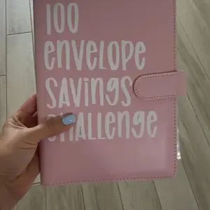 100 Envelopes Money Saving Challenge - A5 Money Saver Budget Binder Book with Cash Envelopes and Numbers, 100-Days of Easy and Funny Ways to Save $5,050 Cash Envelope Challenge Binder, Pink