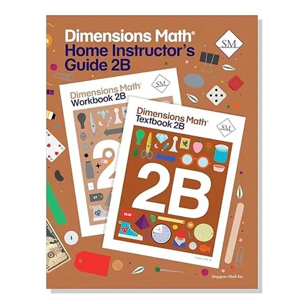 USED Book - Dimensions Math Home Instructor's Guide 2B | Singapore Math Inc. [Spiral-bound] [Spiral-bound] Singapore Math Inc. [Spiral-bound] Singapore Math Inc. ... Math Inc. [Spiral-bound] Singapore Math Inc. by Singapore Math Inc. (Unknown) - english