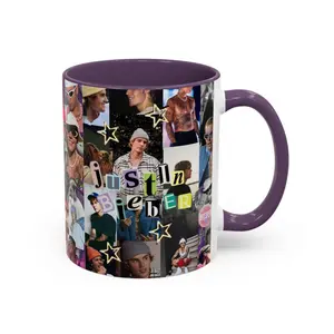 Justin's Collage Coffee Mug | Perfect for Fans, Gifts, Collectibles, Kitchen Decor, Music Lovers  | JB