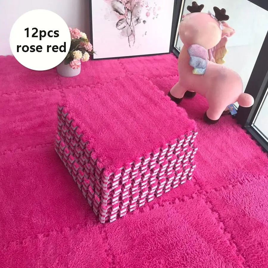 Solid Color Square Carpets, Non-slip Rug, Washable & Cuttable Carpets, Indoor Soft Cushions For Living Room & Bedroom & Kitchen