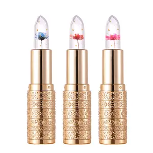 Color Changing Lipstick - Petal Jelly Transfer Proof Lip Balm, Non Fading Moisturizing Lip Makeup for Long Lasting Wear Precision Thin Eyeliner and Brow Brush eyebrow shaping kit Slim Clear Nylon Makeup Bag glue-free waterproof lightweight tool organizer