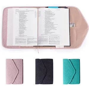 Reusable Book Cover with Magnet Closure - Adjustable Book Sleeve Gift for Book Lovers, Book Protector for Paperback & Hardcover, Book Pouch Book Carrier