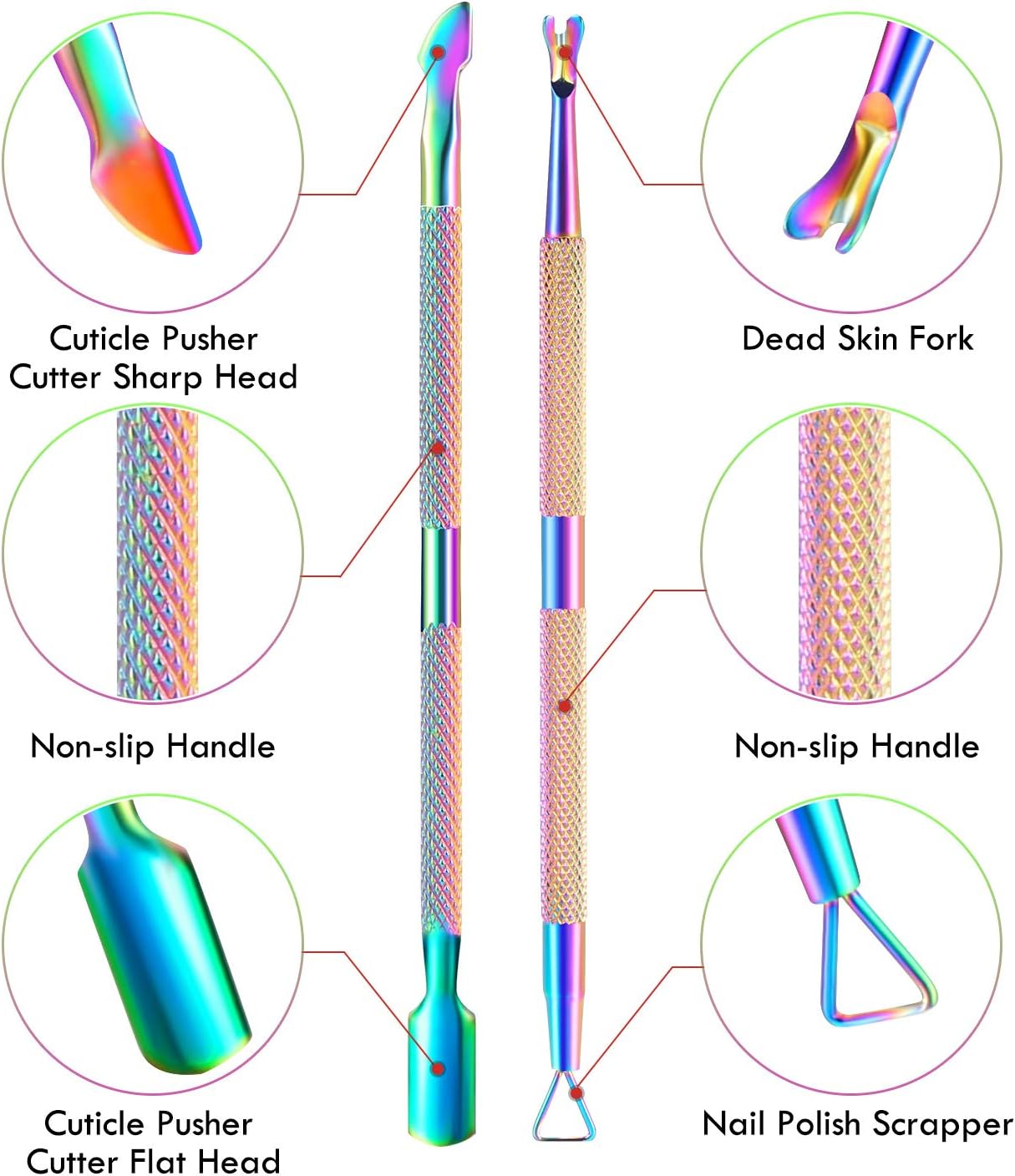 Stainless Steel Durable Pedicure Manicure Tools Cutter Nipper Scissor Clipper for Fingernails and Toenails Dead Skin