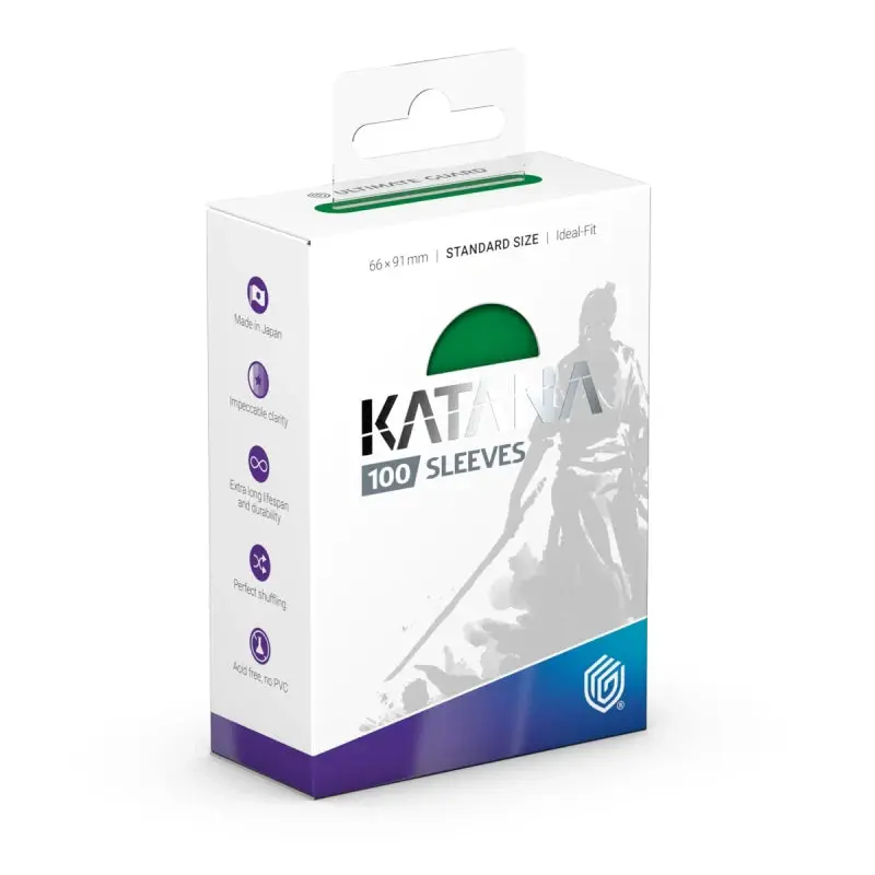 Katana Standard Matte Sleeves: Jade Garden (100)