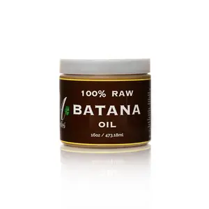 100% Raw Batana Oil from Honduras 16oz/473ml - Organic Hair Growth & Thickening Treatment for Men & Women- Haircare Supplement