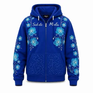 Salutemula Blue Hoodie