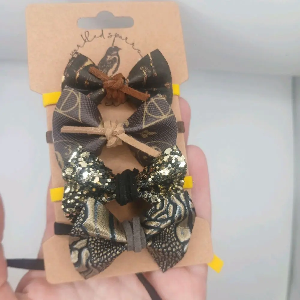 bearded dragon bow set, small animal bows, pet accessories,  ocean bows, summer bows, pet clothing, bearded dragon clothes