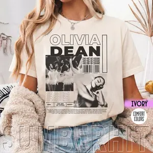 Vintage Olivia Dean Comfort Colors Tee, Gift For Fans, Unisex Shirt