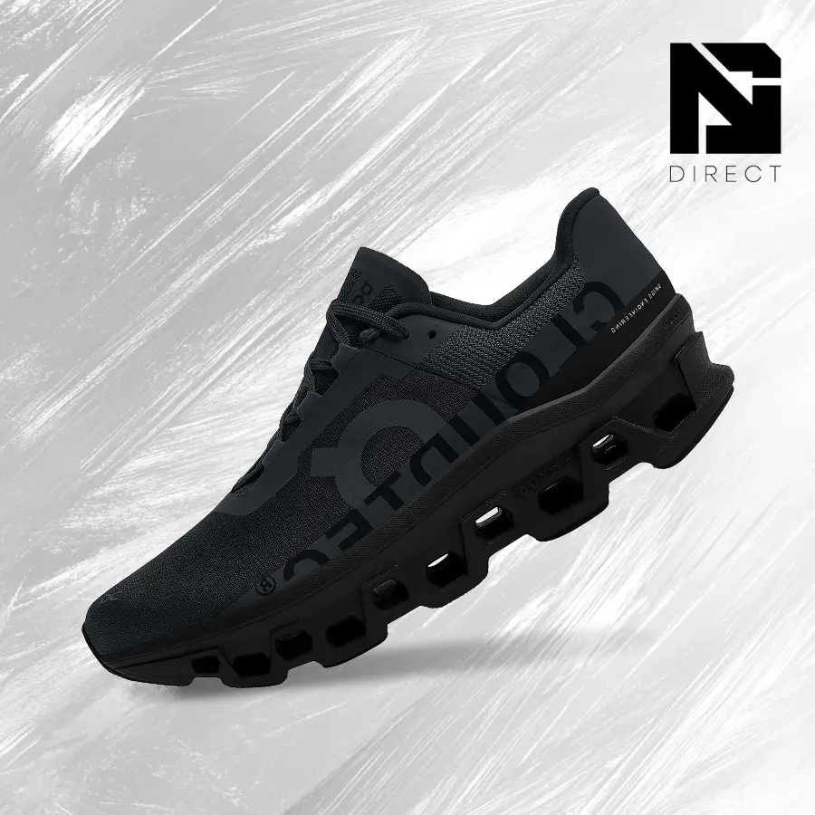 On Running CloudmonsterAll Black– Men's Lifestyle Sneakers – shoes for man  - Running Shoes, Lightweight Shock-Absorbing Comfort, Breathable Everyday Fit, Gym Training to Street Casual Wear - back to school - 61.99025