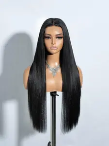 30 Inch Layered Long Straight Ombre Blonde Wigs for Women, Natural Looking Gorgeous Fluffy Wigs without Bangs, Synthetic Lace Front Wigs for Party, Daily Use, Synthetic Hair Wig