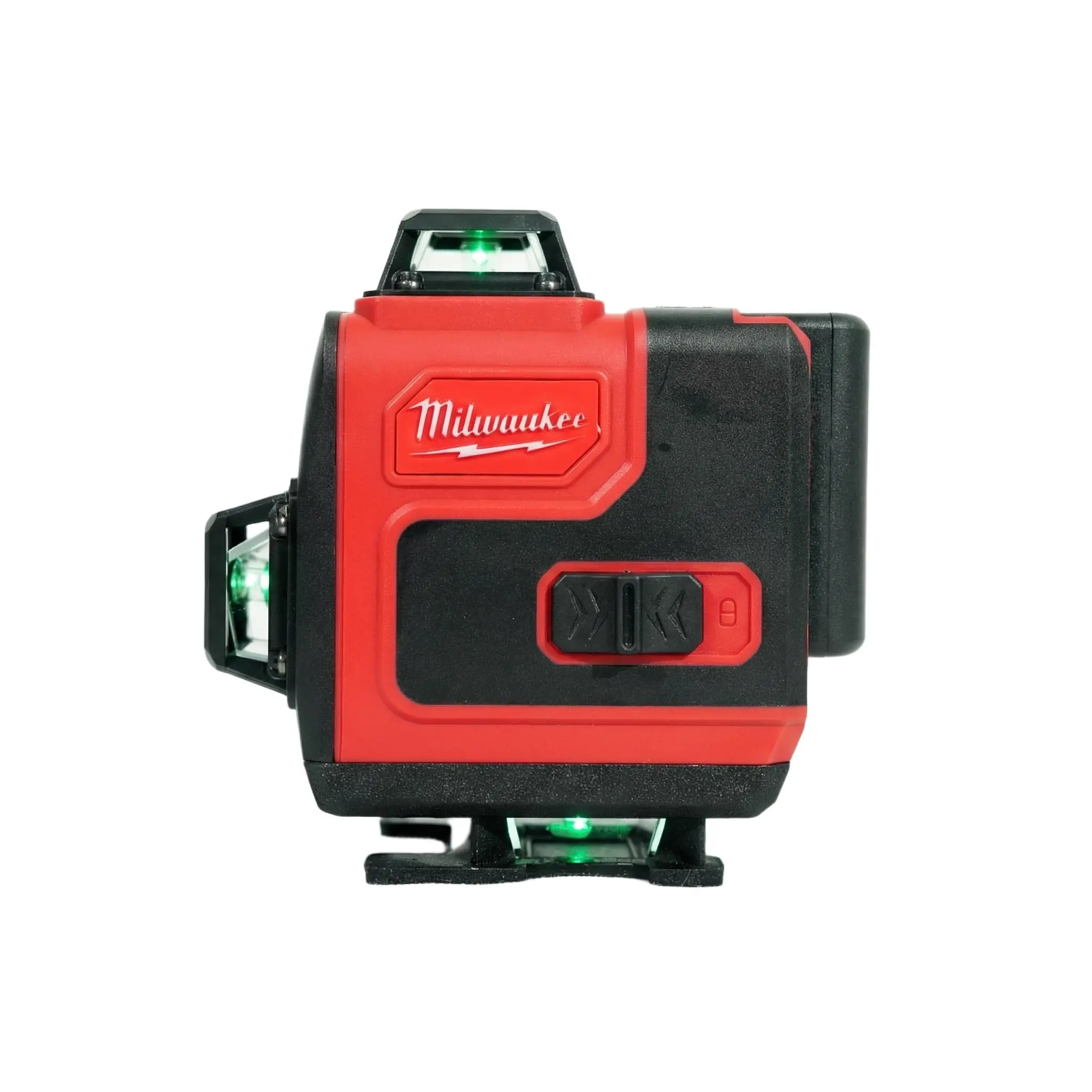 Milwaukee Green 360-Degree Self-Leveling Multi-Line Laser Level Tool, Shockproof Housing, Tripod-Mountable, Ideal for Tiling, Construction Layout