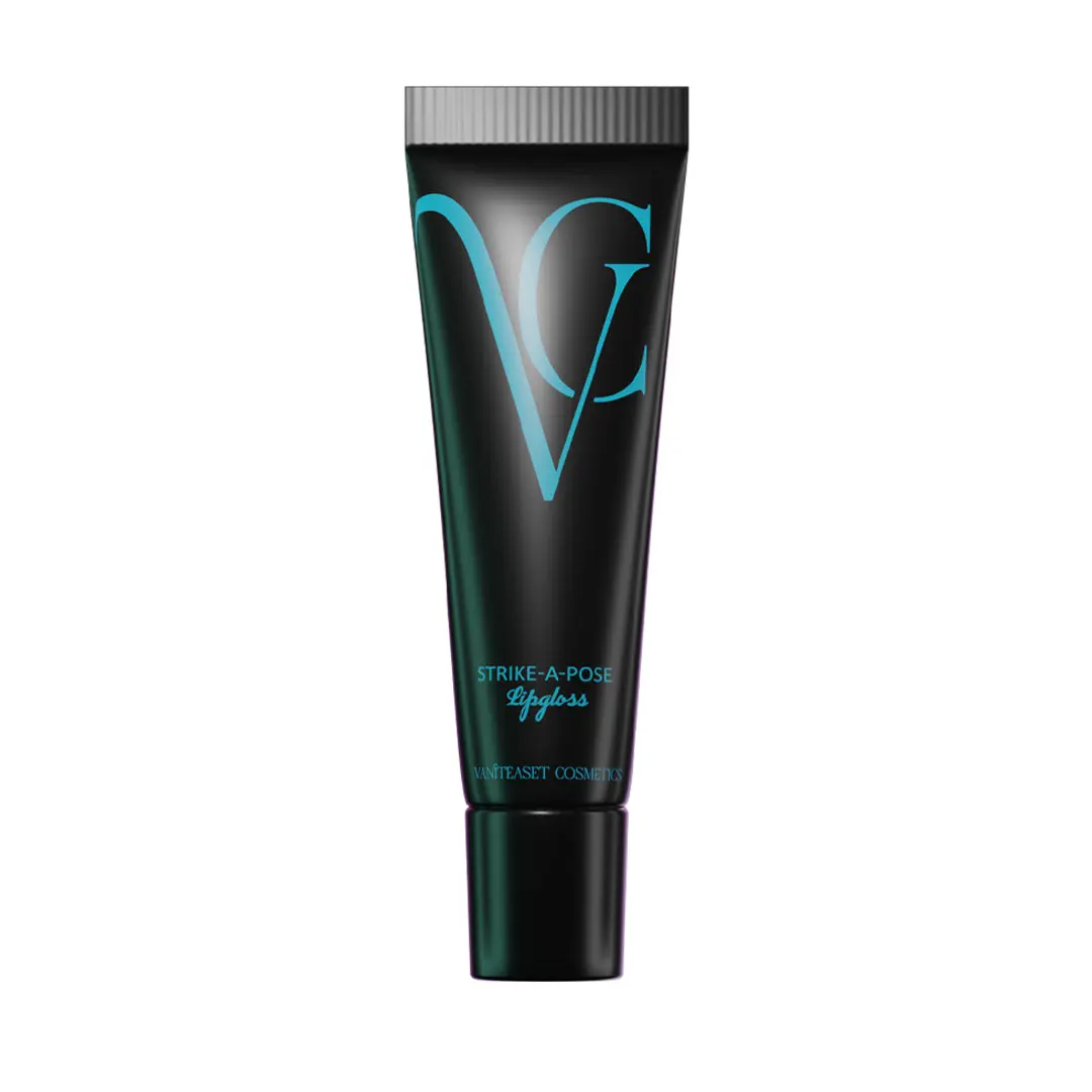 Strike-A-Pose Lipgloss - Clear Lipstick with Glossy Finish - Ideal for Makeup Use