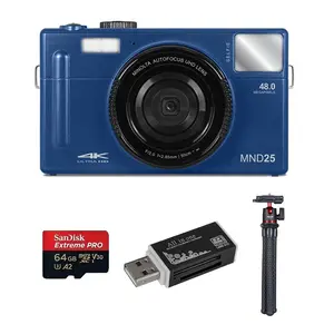 Minolta MND25 Digital Camera, Blue with Essessory kit
