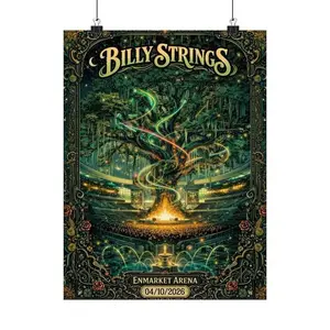 [Sale Up To 50%][No frame, Free Ship] Billy Strings | 04/10/2026 | Savannah, GA | Concert Poster