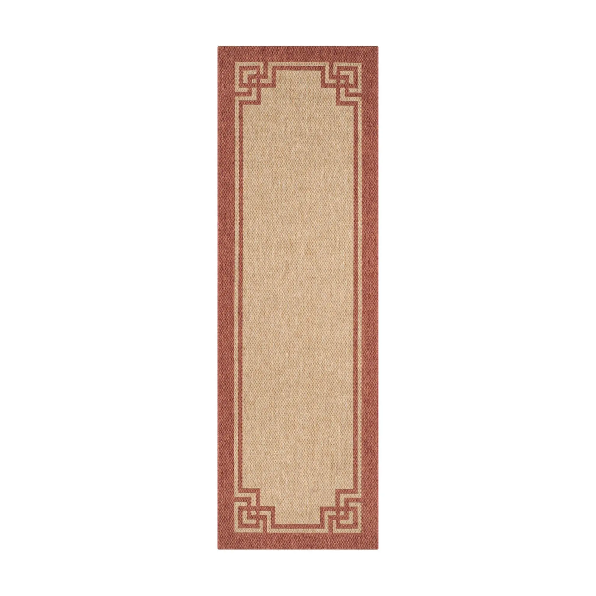 Martha Stewart Outdoor Deco Terracotta 2'7" x 8'2" Rug Martha Stewart Outdoor Deco Terracotta 2'7" x 8'2" Rug