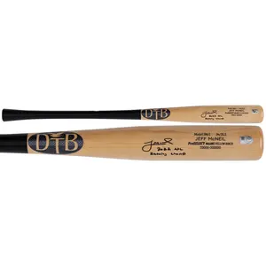 Jeff McNeil New York Mets Autographed Dove Tail Game Model Bat with "22 NL Batting Champ" Inscription - Fanatics Authentic Certified