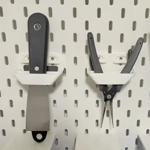 Double Layer/three Tier Tool Rack Organizer, Compatible with Nail Board, Easy Installation, Ideal for Garage Workbench Shed Storage