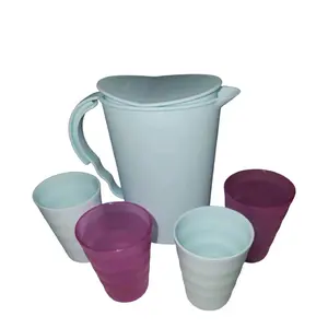 Mini Set - Includes Mini Water Bottles and Cups in Teal and Purple Colors