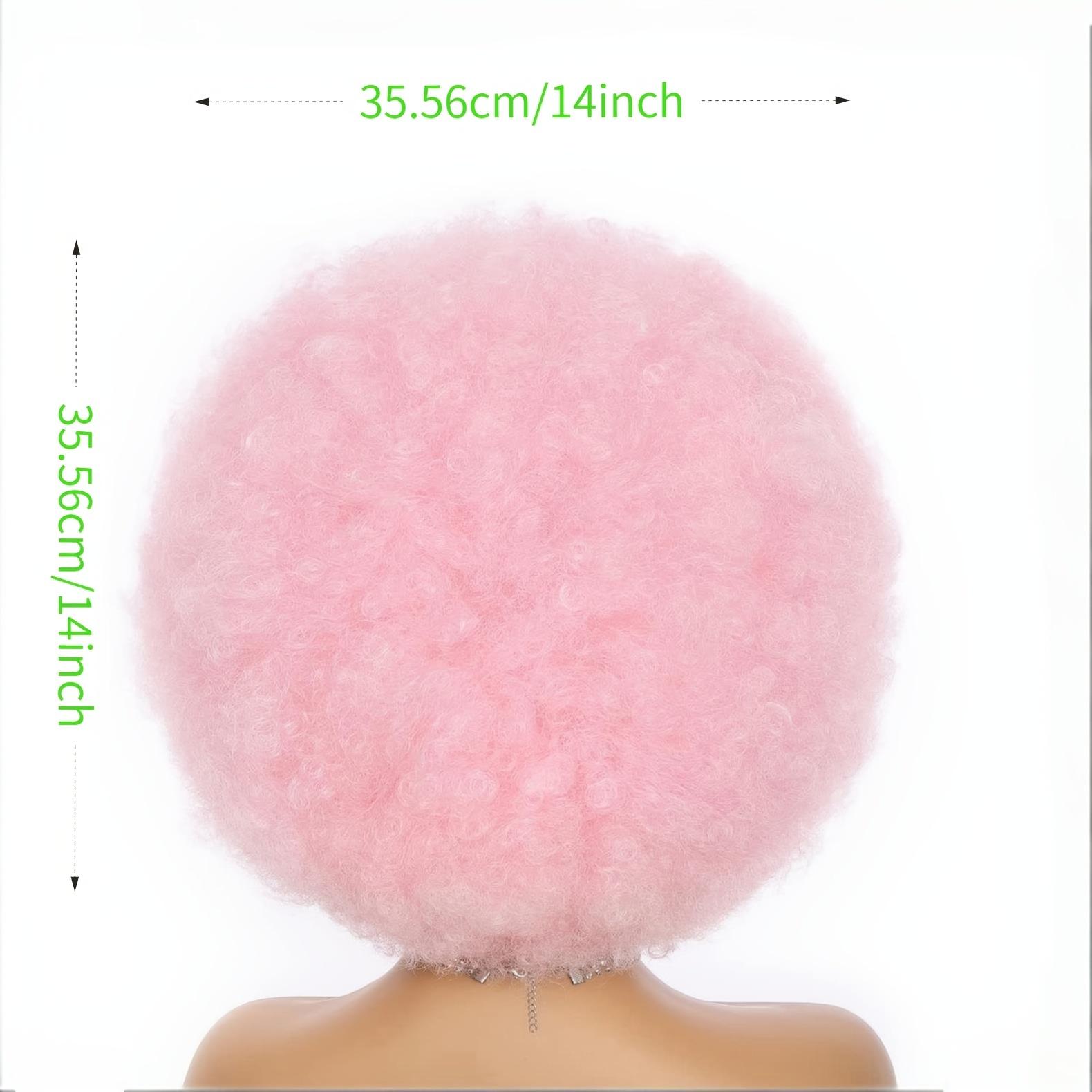 A Vintage 70S Afro-Style Curly Wig with Density, Featuring a Soft And Full Fluffy Look, Perfect for Parties And Cosplay