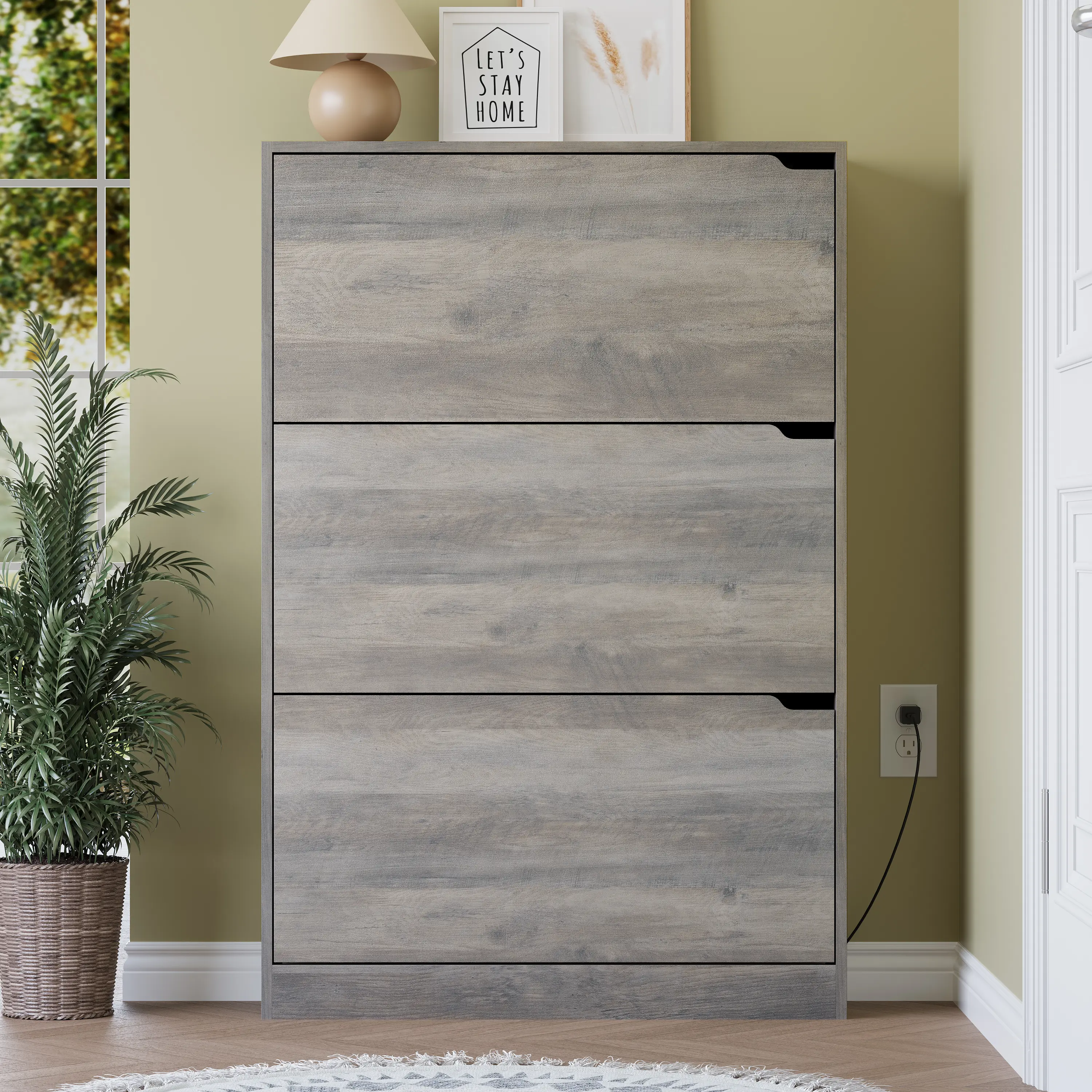 grey-9.06"D x 31.5"W x 47.24"H