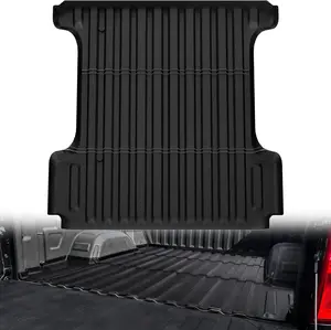 5.7FT Truck Bed Mat Fit for 2019-2024 2025 Ram 1500 Bed Liner (5.7 FT / 67.4" Bed), TPE 2025 Ram 1500 Heavy Duty Pickup Bed Liner