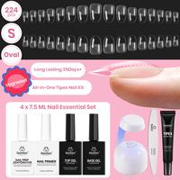 224PCS Short Oval All in One Kit