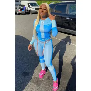 Blue Nibber Jogger Set - Details Not Provided in Description