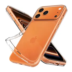 Clear Soft TPU Case For iPhone 17 Pro Max 16 15 14 13 12 11 XS XR SE, Crystal Clear Non-Yellowing Slim Case Shockproof Transparent Ultra-Thin Cover