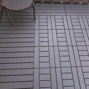 12"x12" Interlocking HDPE Plastic Patio Tiles, 44 PCS (44 sq ft) Drainage Outdoor Flooring, Waterproof All-Weather Deck Tiles for Porch, Backyard Walkway, Frameless Foam Marble WPC Shower Door with Tempered Glass