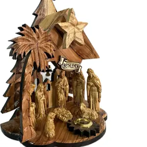 Nativity set music box