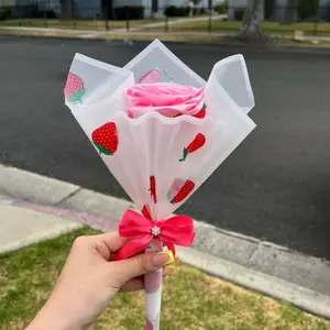 Strawberry theme rose