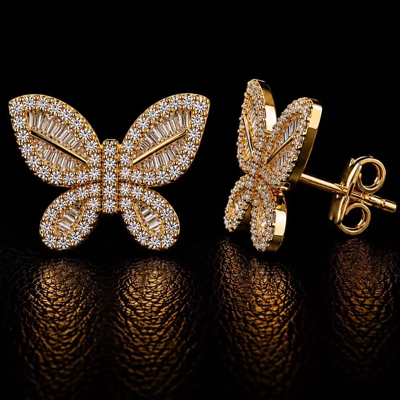 Butterfly Diamond Earrings