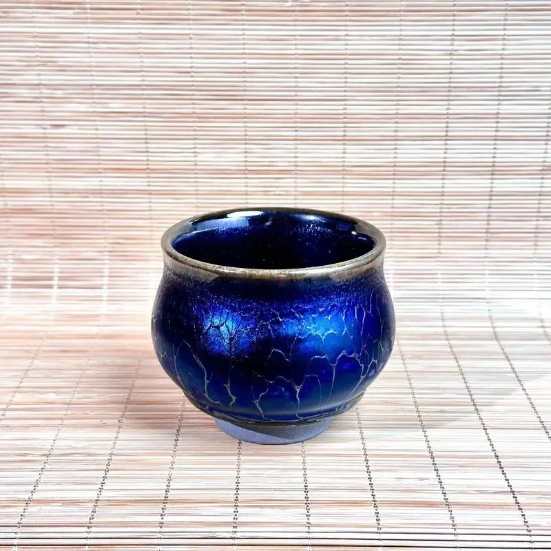 [Blue Elf Cups in Different Shapes - Jianzhan] Master Chen Huizhong's representative works Tea Aesthetic