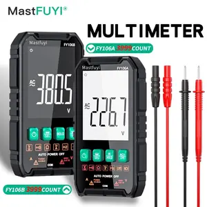 Fy106b Digital Multimeter, Full Automatic High Precision, Overvoltage Protection 600v, Capacitor and Diode Testing, Reliable Measurement Tool