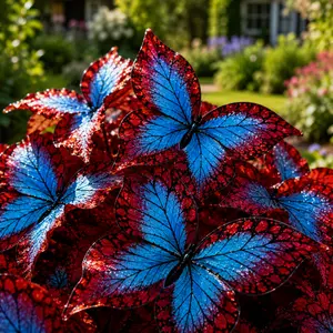 【Summer Garden Pick】800 Butterfly Leaf Hosta Seeds, Wing-Inspired Perennial Shade Plant for Garden Beds, Borders, Tree Bases & Outdoor Walkways
