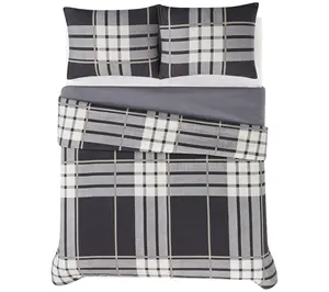 Truly Soft Milo Plaid Full/Queen 3 PC Flannel Comforter Set